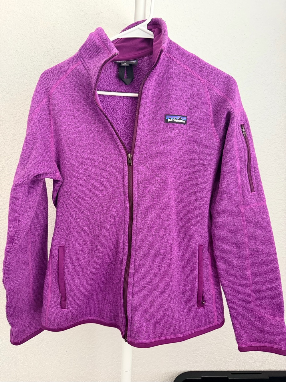 Patagonia Women's Purple Full-Zip Fleece Vest